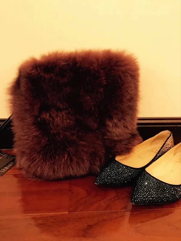 Новинка 2018 зимние женские сумки из искусственного меха роскошная сумка тоут с