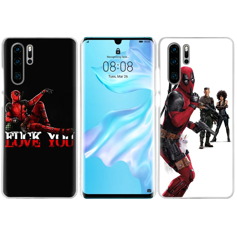 Чехол Дэдпул паук-человек для huawei P20 P Smart Z Plus P30 P10 P9 P8 mate 10 20 lite Pro жесткий чехол для телефона pc Coque