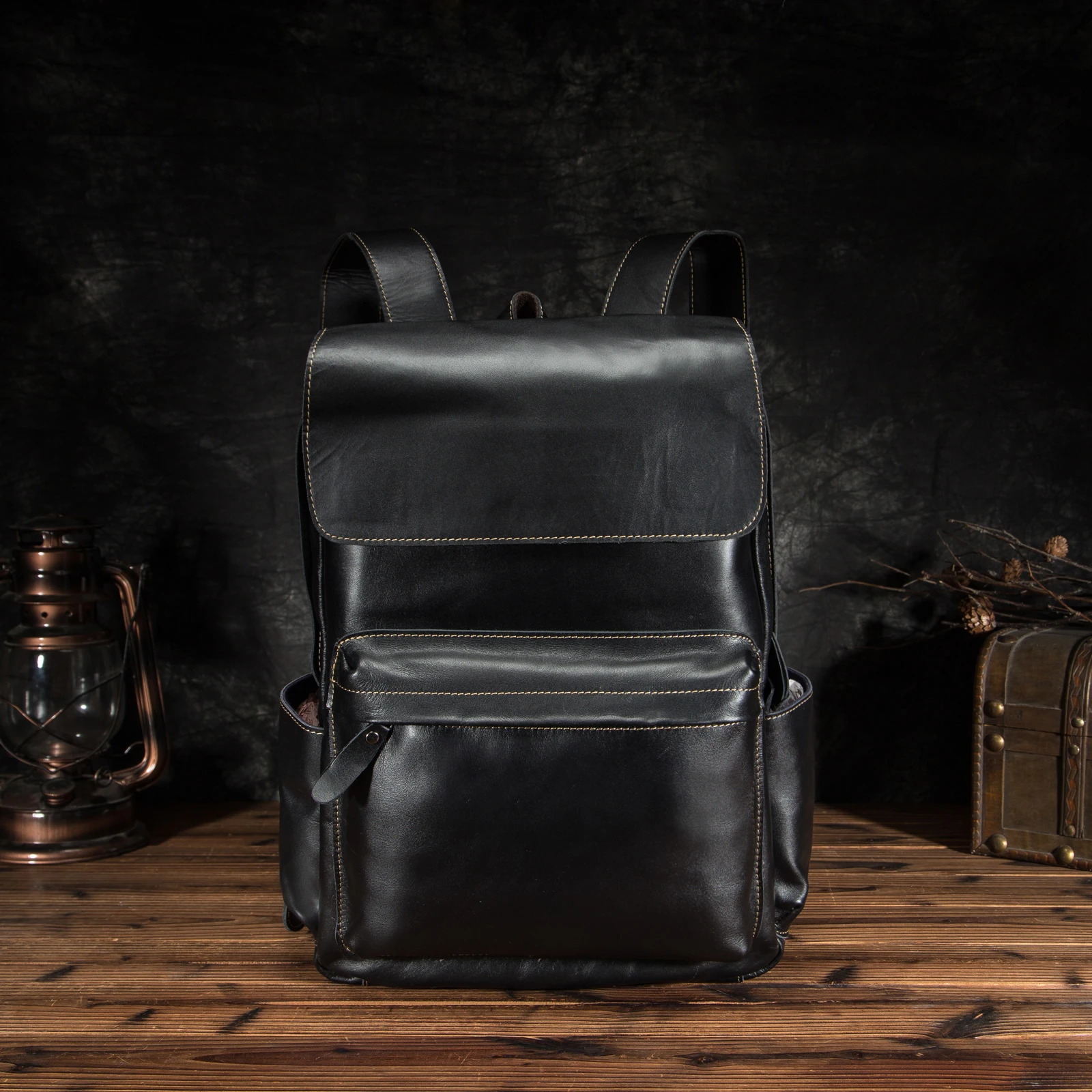 

Оригинальный кожаный сверхмощный дизайн мужской дорожный повседневный рюкзак модный рюкзак школьная сумка для ноутбука 017