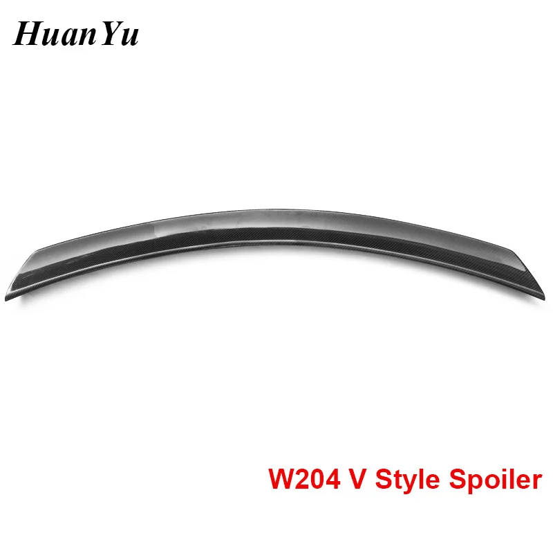 Спойлер для багажника из углеродного волокна V Style Mercedes benz W204 Sedan & купе 2008 2014 C Class