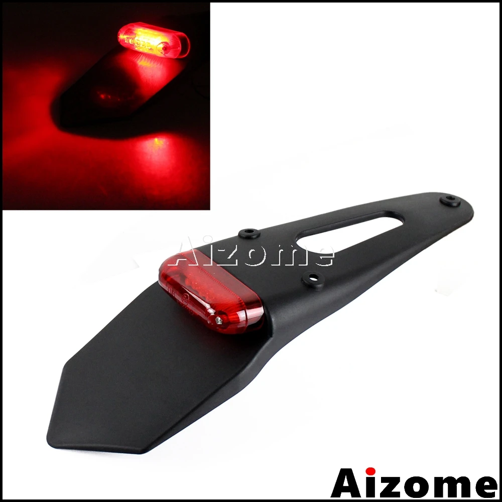 Универсальный держатель номерного знака заднего крыла w/LED задний фонарь