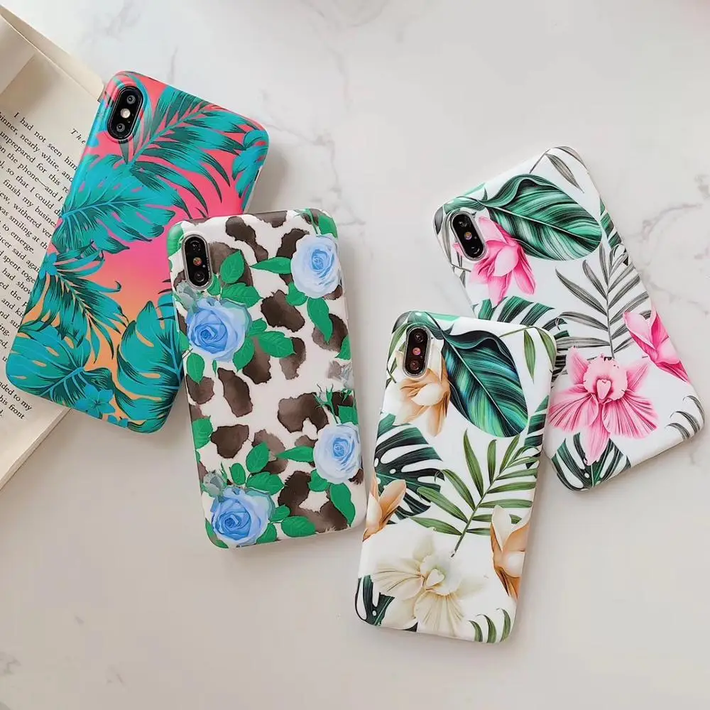 Художественный мраморный чехол с цветами для Huawei P30 Pro Lite Mate20 20Pro P20 Nova 3i Flower Мягкий