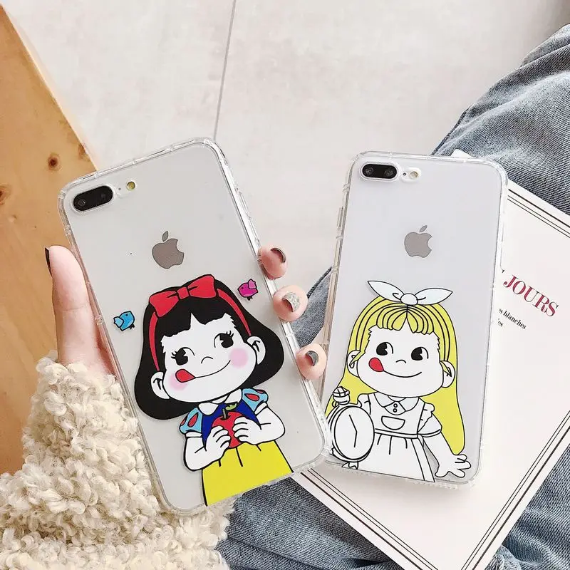 Роскошный прозрачный окрашенный чехол для телефона iphone 7 8 plus xs max четырехугольный