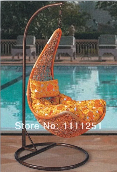 Горячие продажи Ротанга садовые качели стул | Мебель