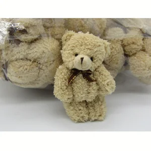 2 шт.лот милые плюшевые брелоки, игрушки, подвески, мягкие медведи, набитые 12 см, прекрасная форма, сумки для телефона, аксессуары, подарки WXZ001