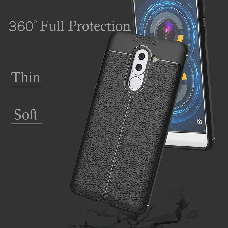 Для Huawei GR5 2017 случае 5.5 дюймов новый роскошный Мягкая силиконовая кожа Дизайн