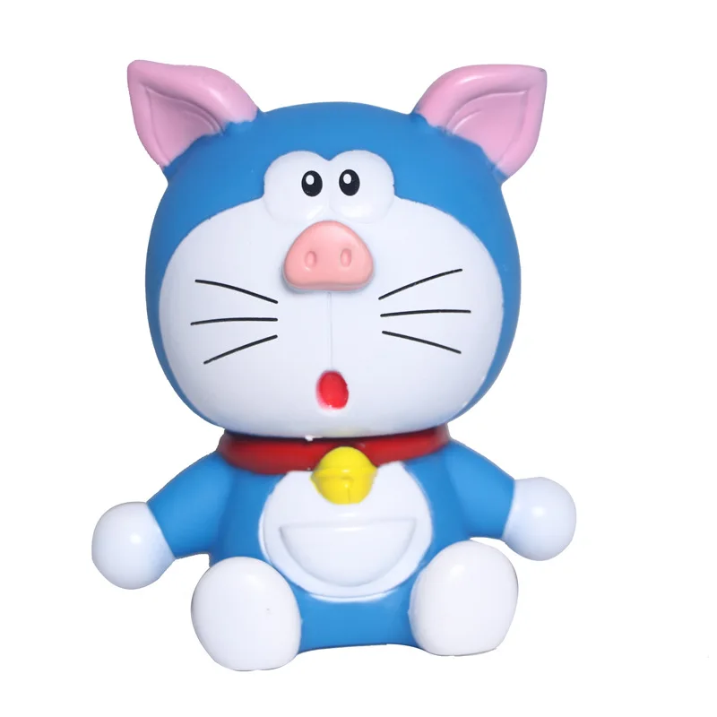 12 шт./компл. Doraemon символические животные Аниме фигурки автомобиля украшения