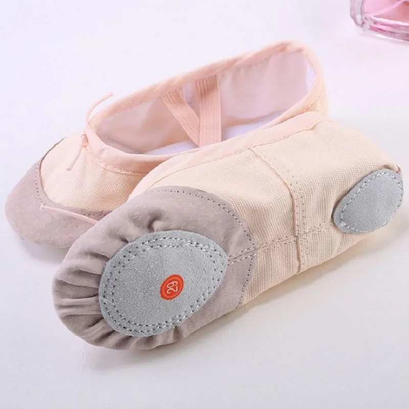 Новинка балетки Танцевальная обувь для девочек женская кожаная на мягкой