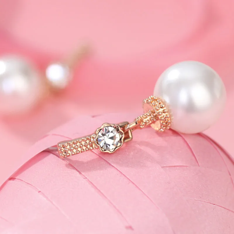 Neoglory Стразы Многослойные Имитация жемчуга цвета розового золота модные