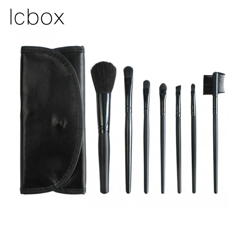 Lcbox Pro 7 шт. набор кистей для макияжа инструменты Парфюмерия Комплект Шерсть Марка