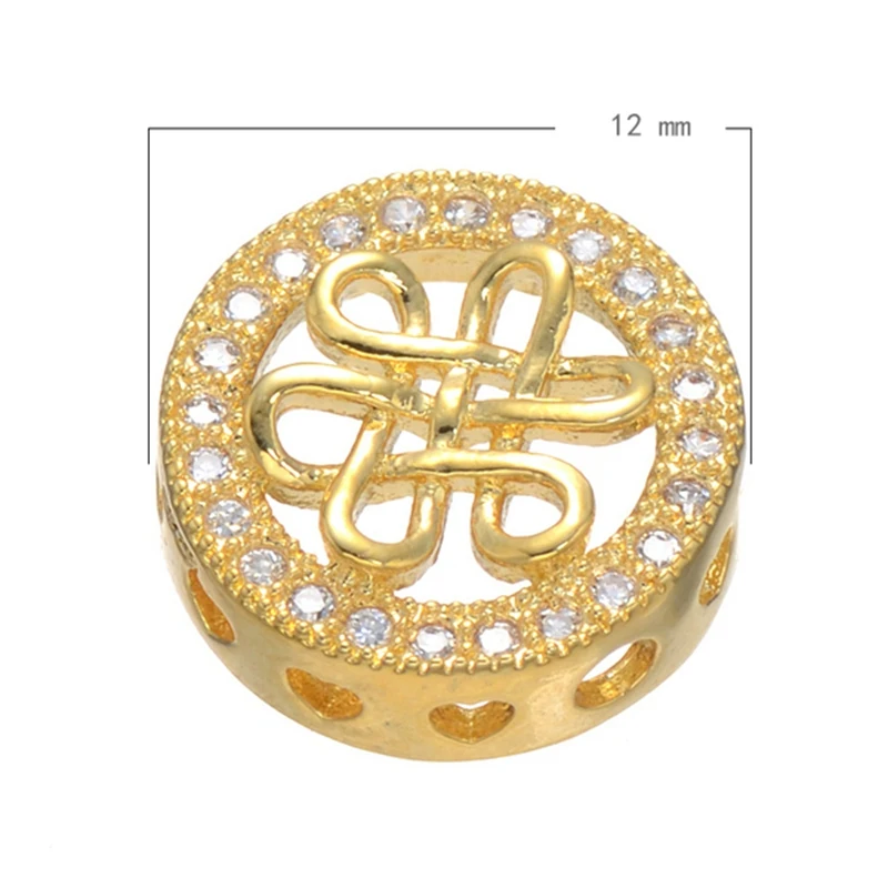 Бусины разделители из меди и металла для изготовления ювелирных изделий|crystal spacer