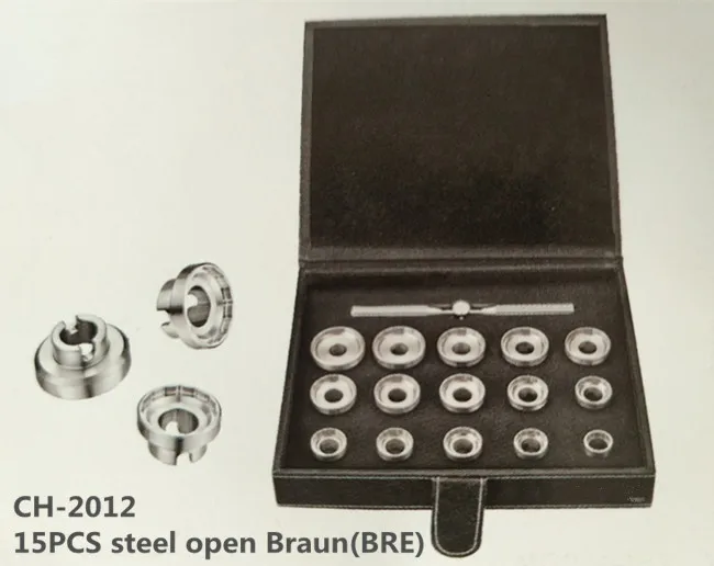 Высококачественный инструмент для ремонта часов braun со стальным отверстием 15 шт.