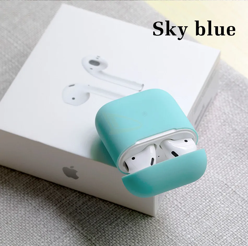 Роскошный официальный силиконовый чехол для наушников для Apple AirPods 1 2, мягкий чехол, беспроводные Bluetooth наушники для Airpods, чехол