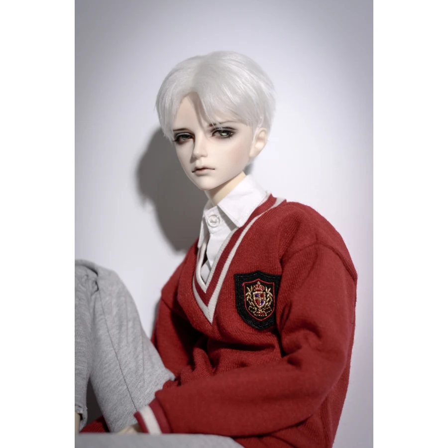BJD серый свитер Толстовка кофта Верхняя часть одежды для мужчин 1/3 SD17 70 см 24