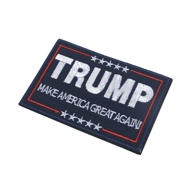 Трамп MAKE AMERICA GREAT AGAIN Morale Patch Президент сторонник значок 3D вышитые куртки на
