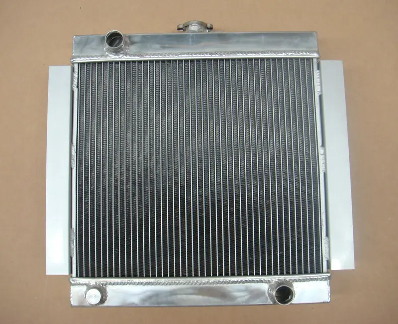 3 рядный алюминиевый радиатор + вентилятор для гоночных автомобилей 1968 80 Ford escade Mk1
