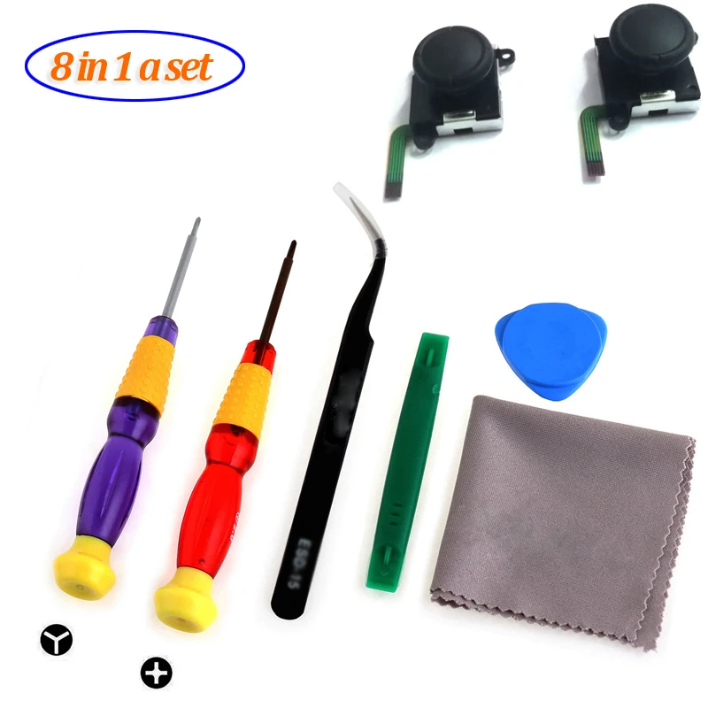 Заменяемые аналоговые 3d палочки для Nintendo Switch Ns Joy Con крышки контроллера с набором