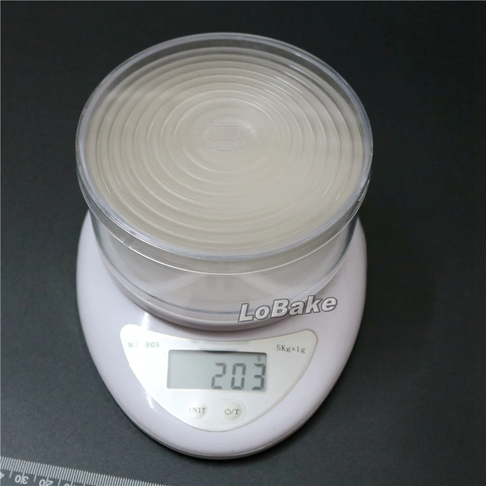 (9 шт./компл.) круглая форма с плоским краем из поликарбоната пластика помадки