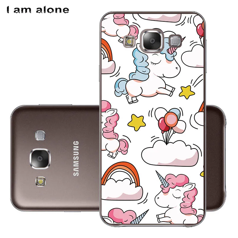 PC HH42 Чехлы для телефонов I am alone для samsung Galaxy E5 E500, 5,0 дюймов, жесткие пластиковые чехлы для мобильных телефонов, Модные цветные сумки - Цвет: PC HH42