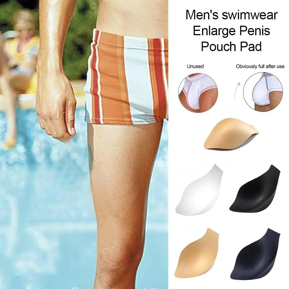 Jockstrap 2 шт Мужские Плавки Нижнее белье защитная накладка купальник увеличение