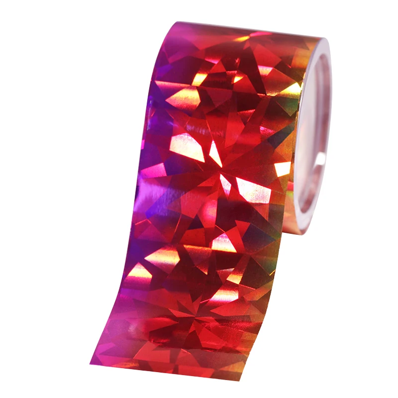 Градиентная блестящая бумага для ногтей в виде неба 9 листов 2 5*20 см наклейка нейл