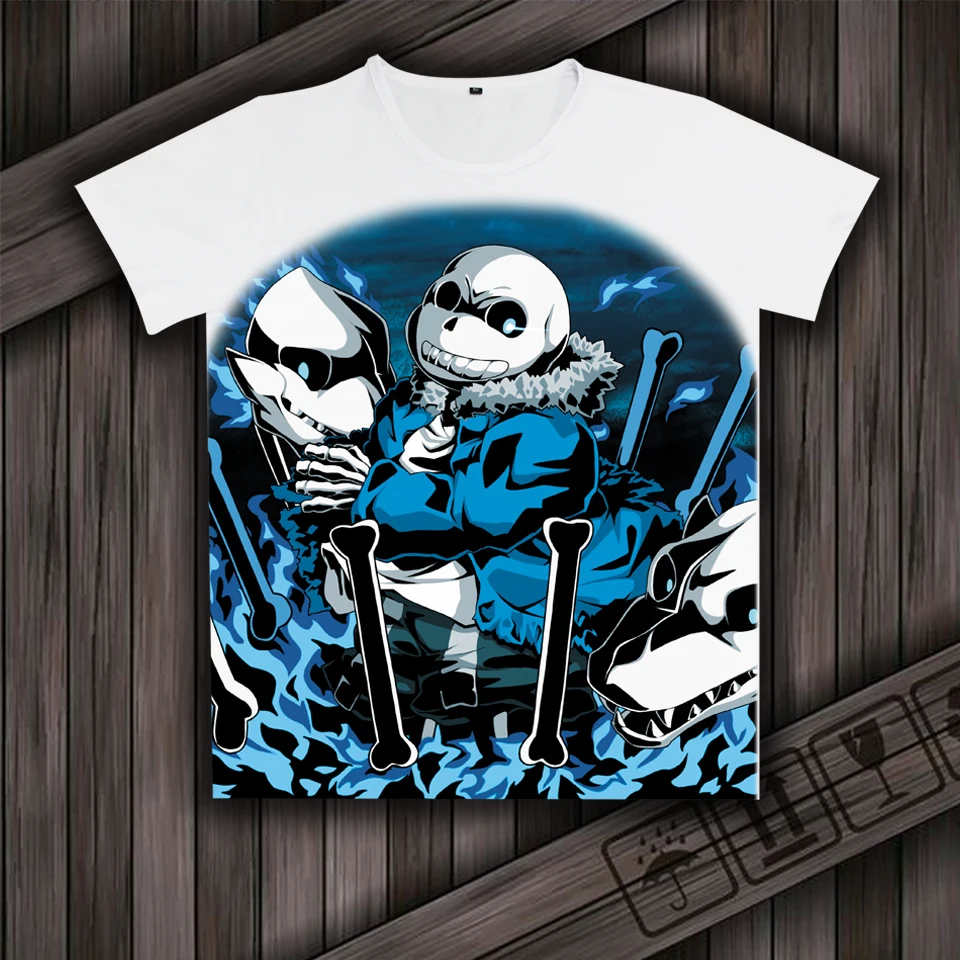 COYOUNG бренд игр Undertale Sans И Papyrus косплей футболки Молоко шелк с коротким рукавом