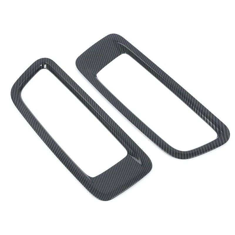 

For Jeep Wrangler JL 2018 2019 (Not fit for JK model) ABS Plastic Front Engine Cover Air Vent Outlet Trim 2pcs Car Styling