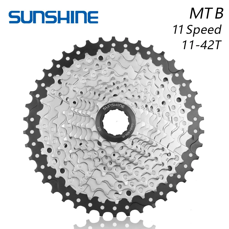 Кассета для горного велосипеда SUNSHINE MTB 11 скоростей маховик 40T 42T подходит