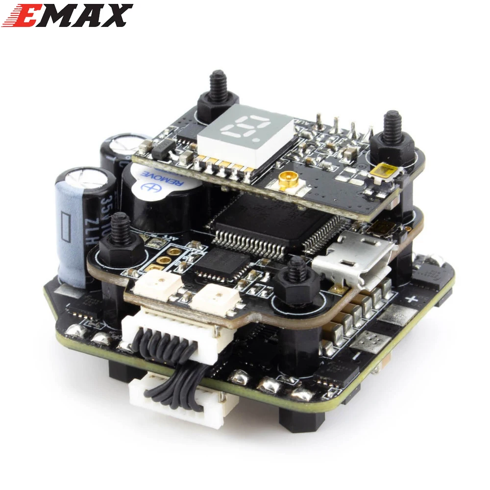 Emax Mini MAGNUM F4 Контроллер полета + MPU6000 6S BLHELI 32BIT 35amp способный ESC Датчик тока