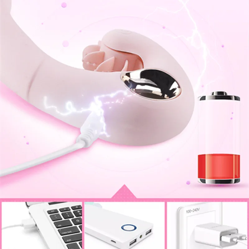 Клитор оральные ласки вибрирующий язык G spot вибратор перезаряжаемый силиконовая