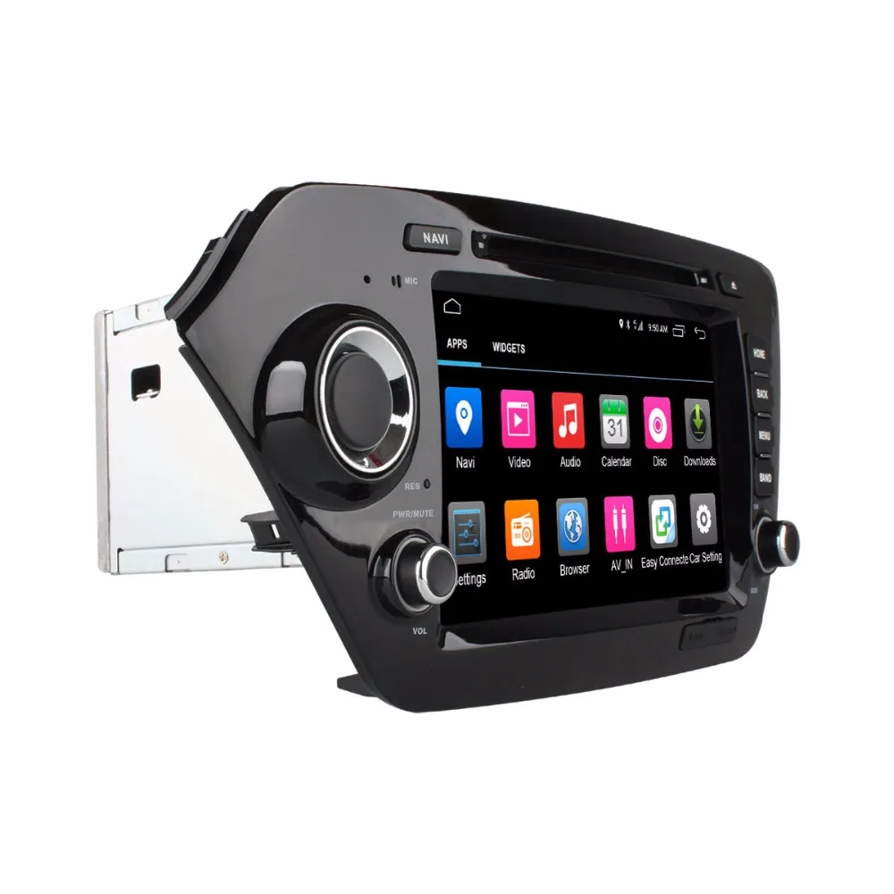 HD 1024X600 Android 6 0 четырехъядерный 2 Гб ОЗУ автомобильный DVD-плеер для KIA RIO K2 2010 2011 2012 2013