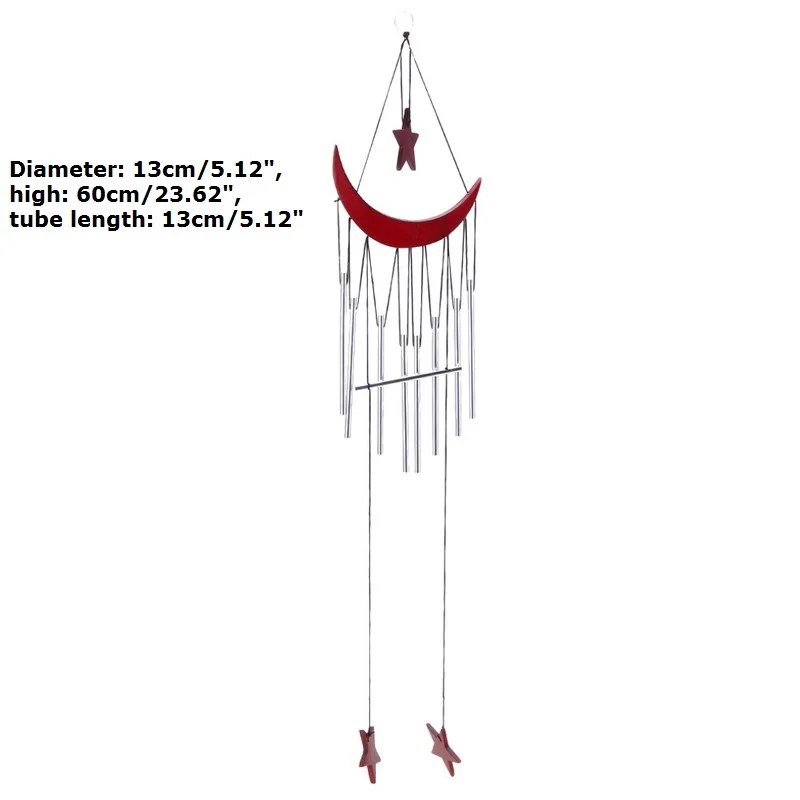 Антикварные медные трубки колокольчики Windchime открытый колокольчики живого двора сада дома висячие украшения - Цвет: 5