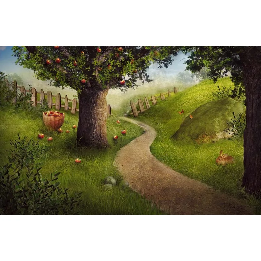 

6X10ft Seamless Vinyl Photography Backdrop newborn Fairy Easter computer print background for photo studio ZH-173