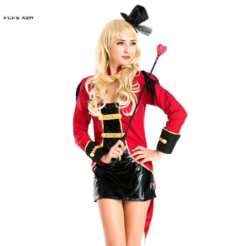 Женский костюм для тренировок в цирке Хэллоуина женский маг смокинг