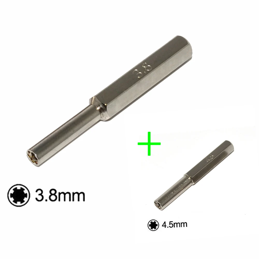 4.5mm + 3.8mm suit universal shredder screwdriver the length of knife is 5cm and game card sleeve | Электроника