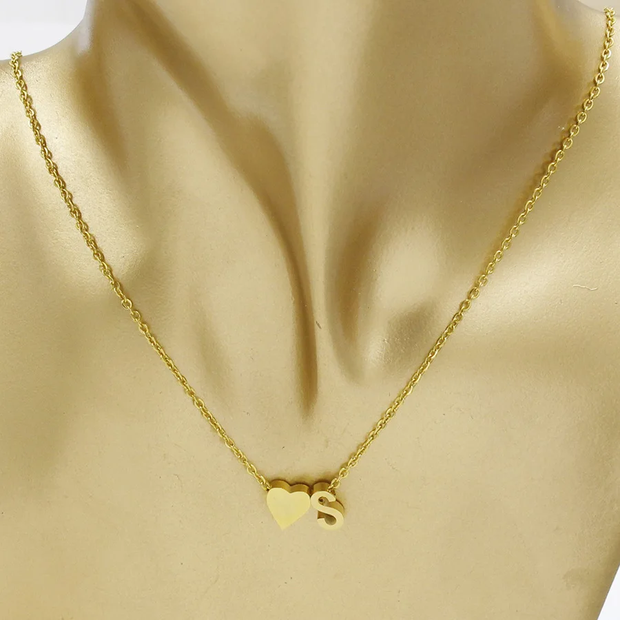 Оригинальные ожерелья с буквой и кулоном для женщин мужчин модные Кулоны из