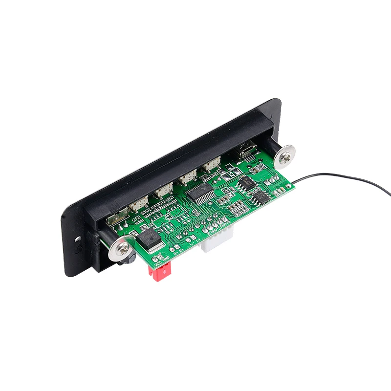 Автомобильный аудио 12 В fm-радио MP3 декодер плата двухканальный USB mp3-плеер модуль с пультом дистанционного управления подходит для автомобиля и мощности Ampli