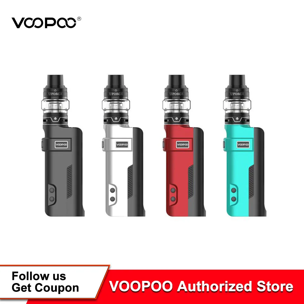 VOOPOO REX 80 Вт коробка мод 2 мл 3 5 Uforce Танк U2 N1 запасная катушка 18650 батарея электронные