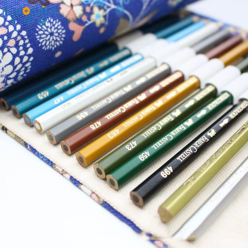 Модный хлопковый тканевый пенал Emoshire с милым оленем большого размера для