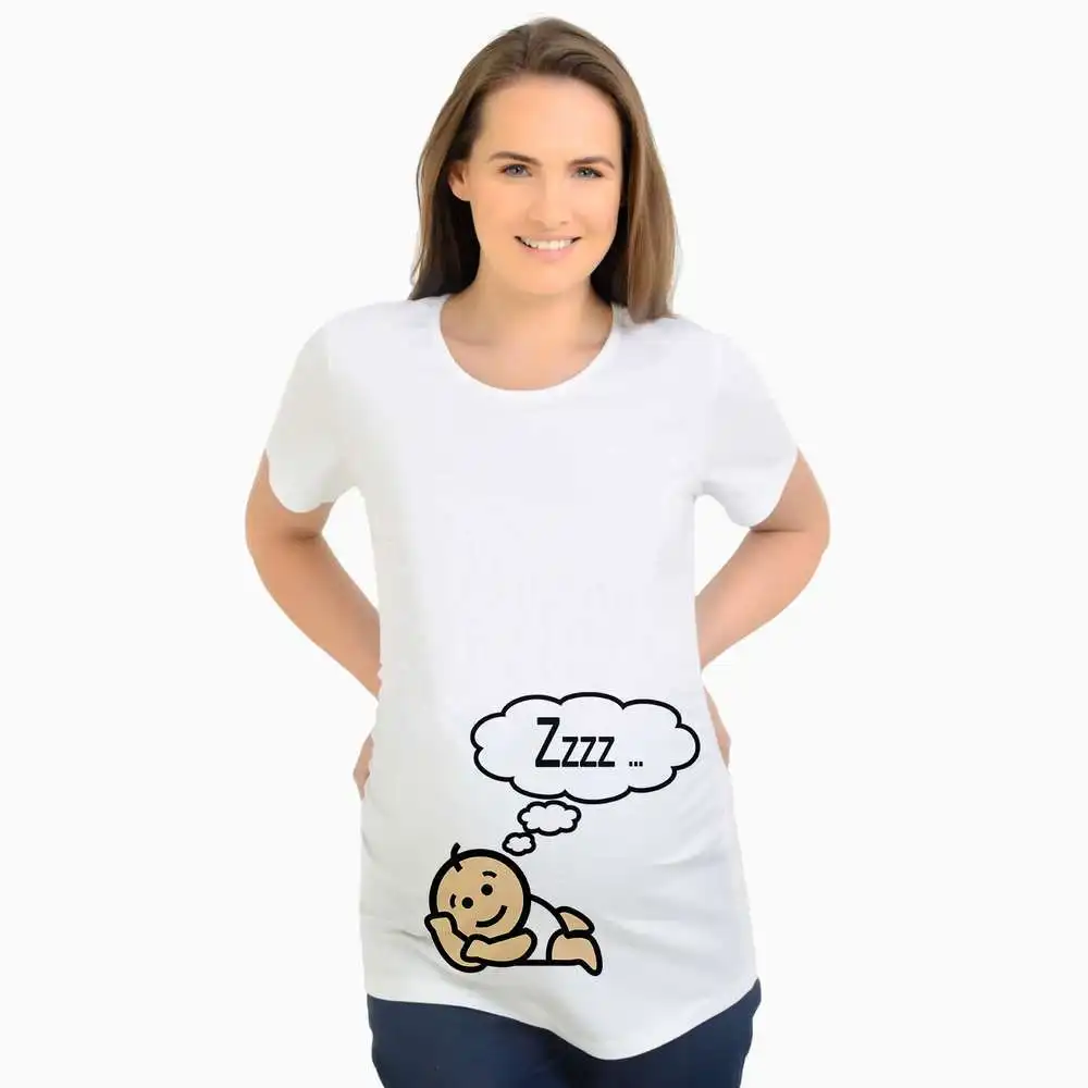 Одежда для беременных размера плюс баскетбольная футболка с футбольным принтом