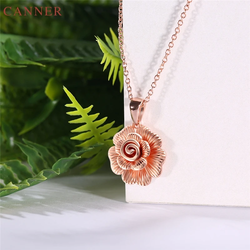 3D розовое ожерелье для женщин макси Большие Подвески в виде цветов винтажное из