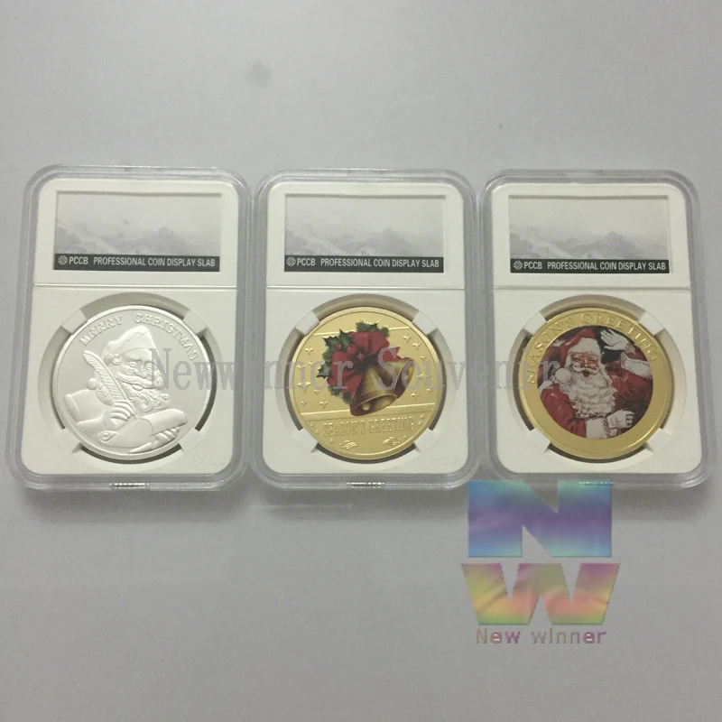 3 шт./лот счастливый праздник Рождество Санта Клаус кольцо колокольчик &amp