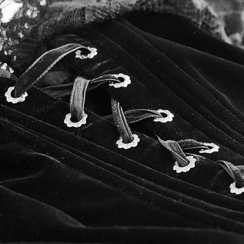 Новинка! Длинное готическое платье в стиле панк-рейва великолепный Строгий