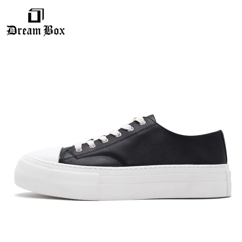 British Men's Shoes Leather Thick Bottom Korean Version Of The Trend Casual | Обувь