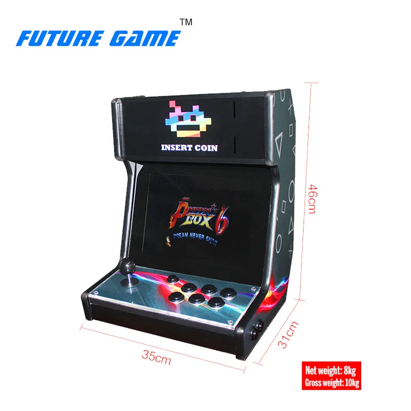 Настольная мини аркадная машина Pandora Box6 с классическим Games1300 в 1 PCB/мини игровая