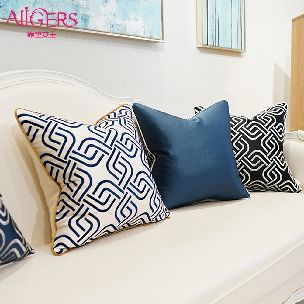Avigers синий и красный цвета цепи Подушка Наволочка домашний декор подушки с