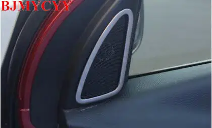 

BJMYCYY 2pcs/set A column on audio stainless steel decorative box for Hyundai ix35 2018