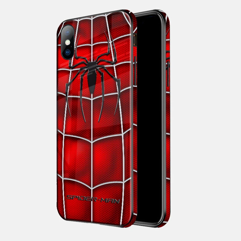 Лучший человек Вэй Супермен пантера мобильный корпус для iPhone 6 7 8 Plus X XS MAX паук