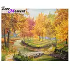 Алмазная живопись Ever Moment, 5D Алмазная мозаика из камней сделай сам, с изображением леса, реки, алмазная вышивка ручной работы, S2F979