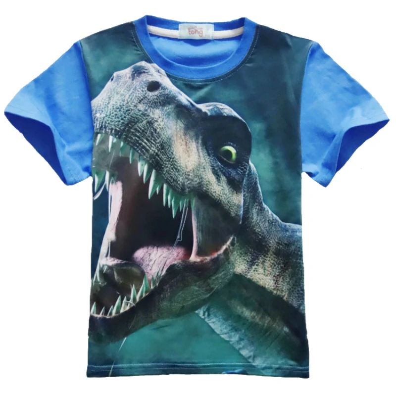 Детская футболка с коротким рукавом изображением динозавра Юрского периода |
